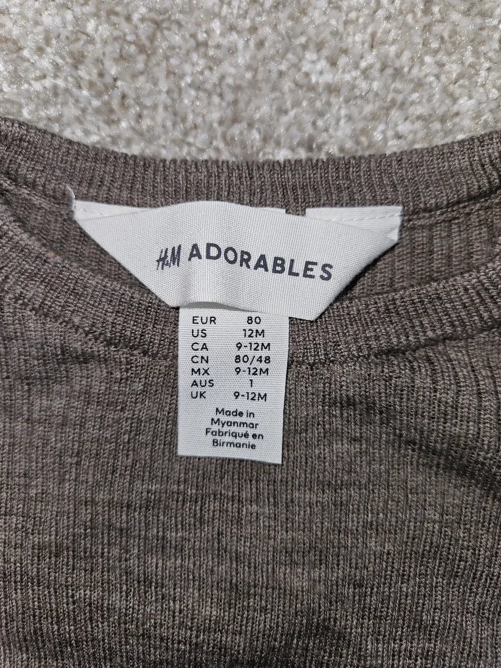 H&M Adorables BUNDLE OF 3, Infant 2-Piece Merino Wool Sets
